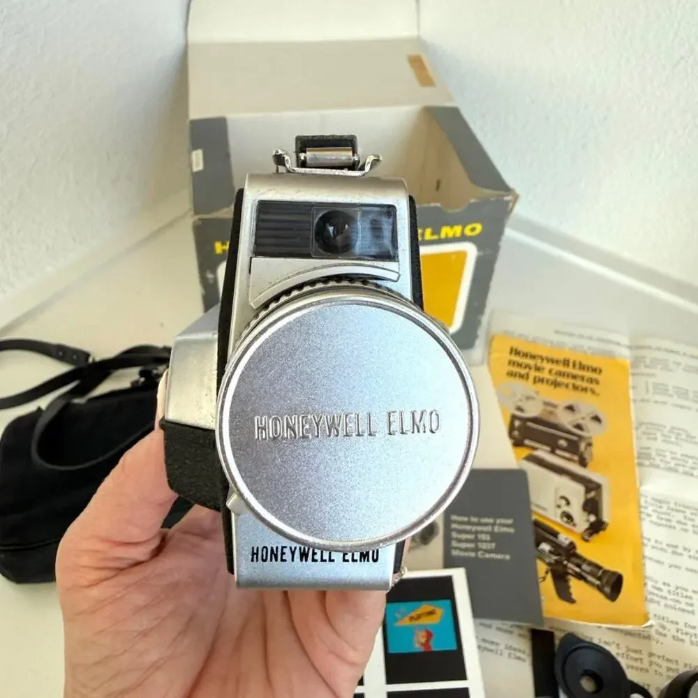 Honeywell Elmo Super 103T 8mm Movie Camera Japan Boxed Kit‎ Vintage Retro